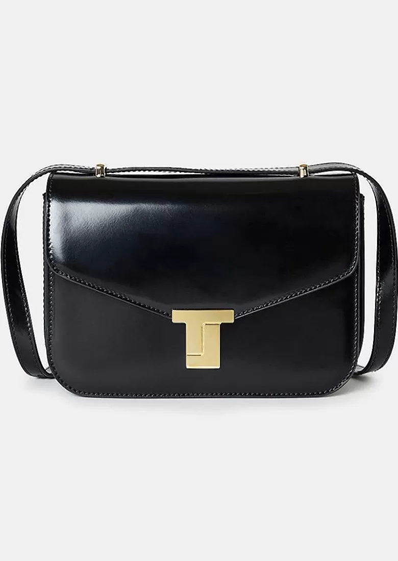 TARA JARMON 8 Bis Black Leather Bag Outlet