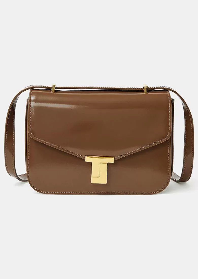 TARA JARMON 8 Bis Taupe Leather Bag Best