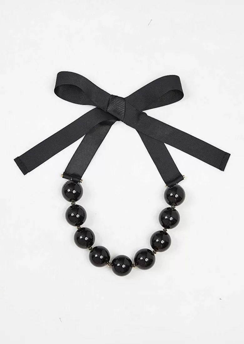 TARA JARMON Bella Black Necklace Cheap