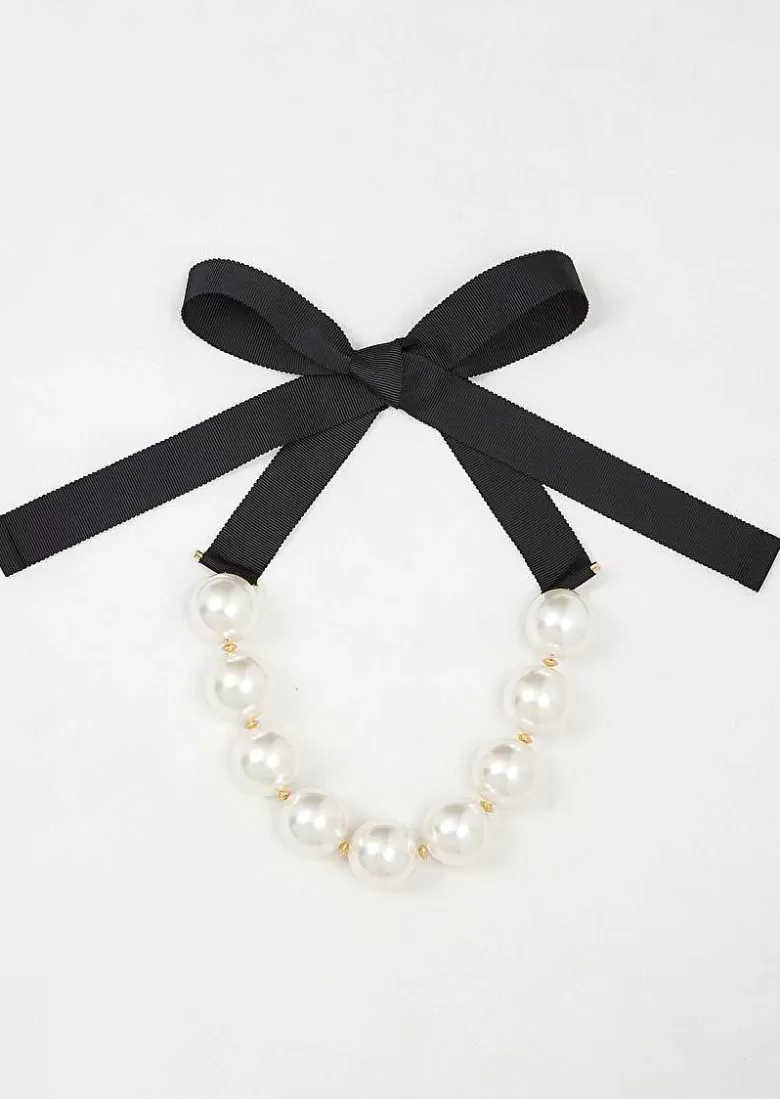 TARA JARMON Bella Pearly Ecru Necklace Online