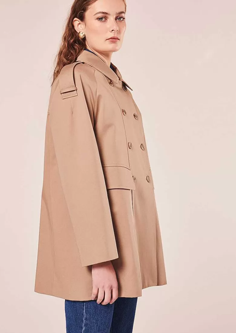 TARA JARMON Isola Beige Trench-Coat Sale