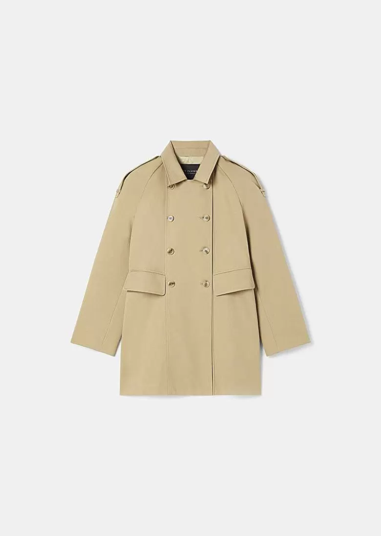 TARA JARMON Isola Beige Trench-Coat Sale