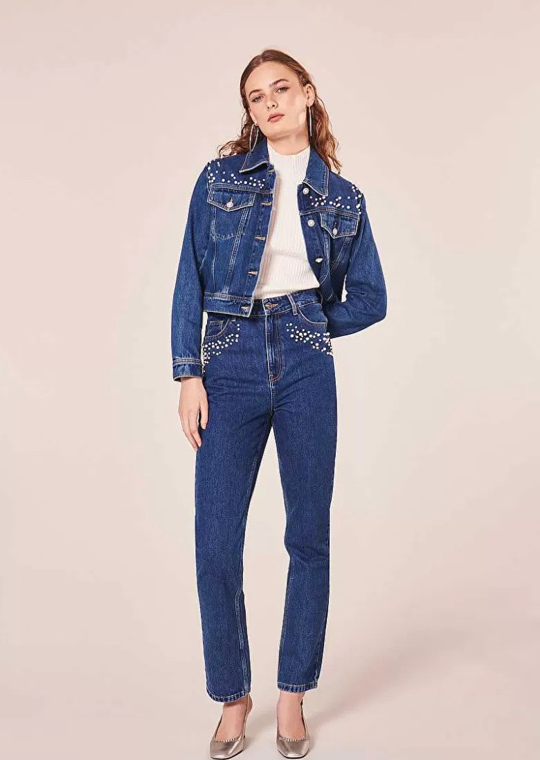 TARA JARMON Joaquim Blue Denim Jeans Sale