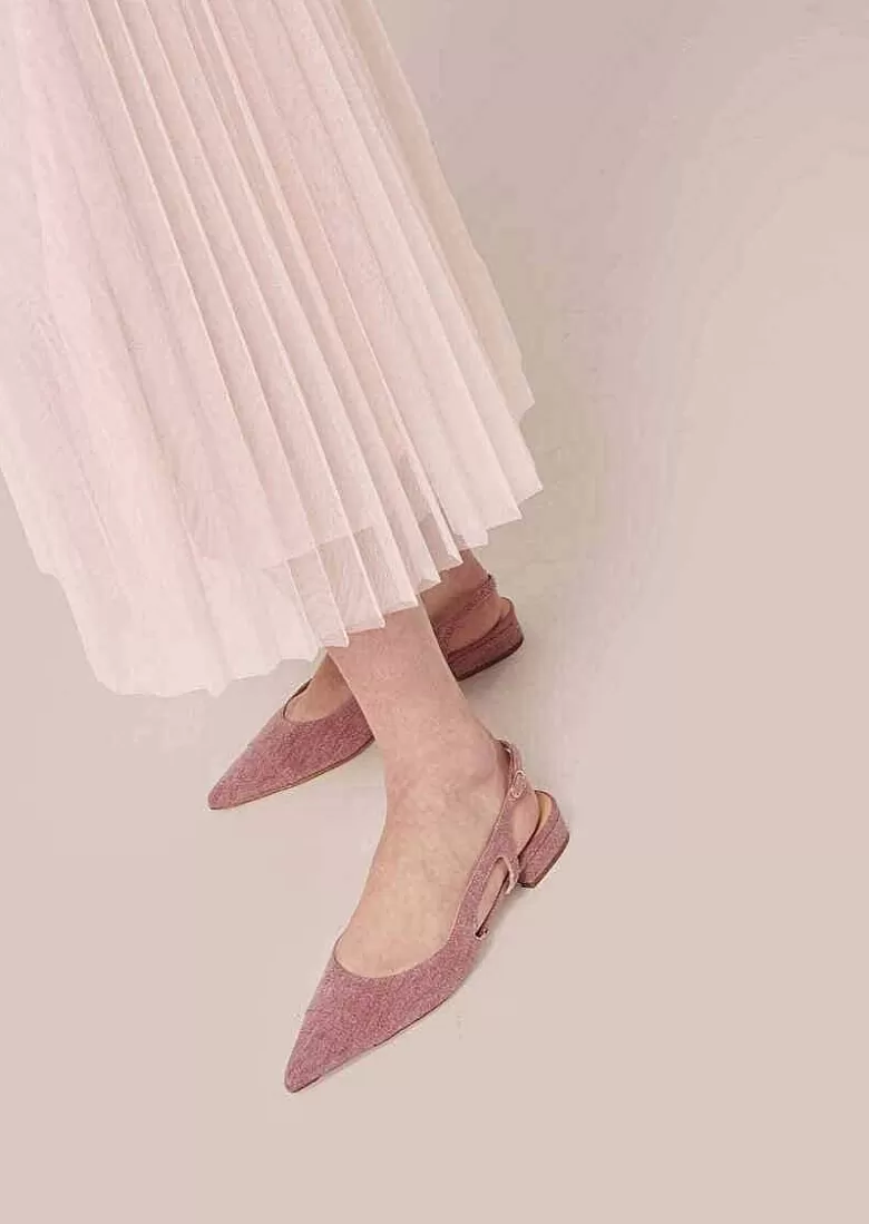 TARA JARMON Juillet Light Pink Pleated Tulle Skirt Hot