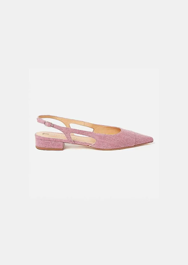 TARA JARMON Katia Pink Denim Pumps Best