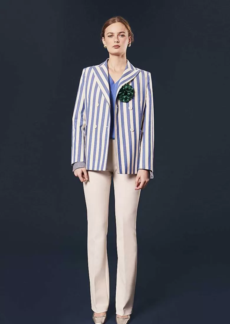 TARA JARMON Mylan Blue Suit Jacket Sale