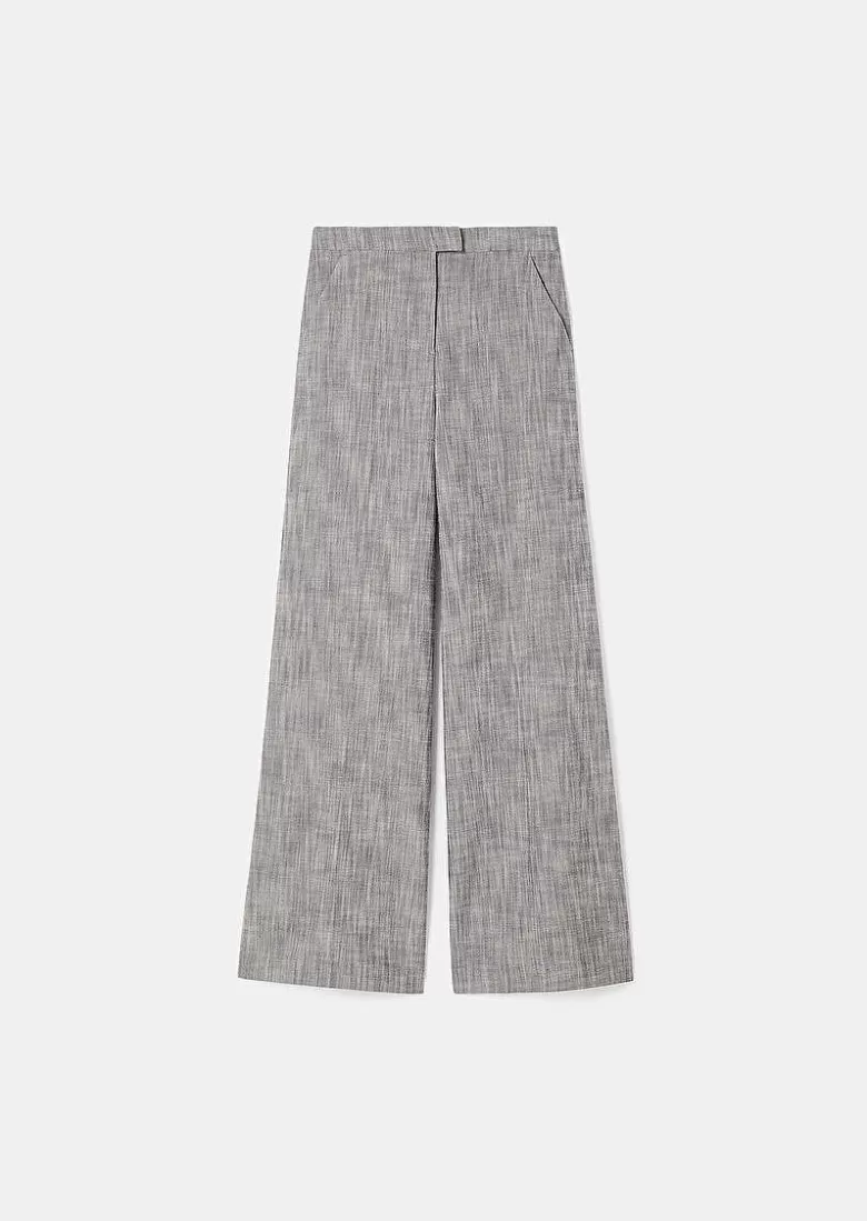 TARA JARMON Primavera Grey Suit Pants Flash Sale