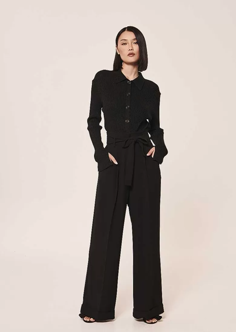 TARA JARMON Pyla Black Pants Outlet