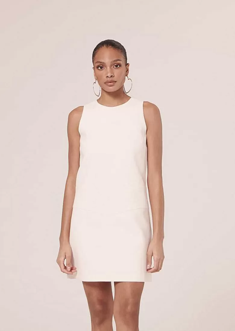 TARA JARMON Rawell Ecru Double Canvas Dress Store