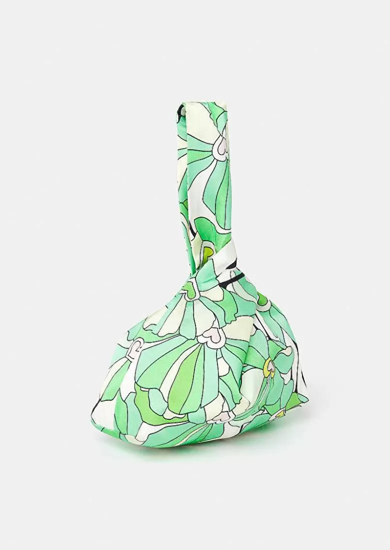 TARA JARMON Suzie Green Floral Printed Bag Best Sale